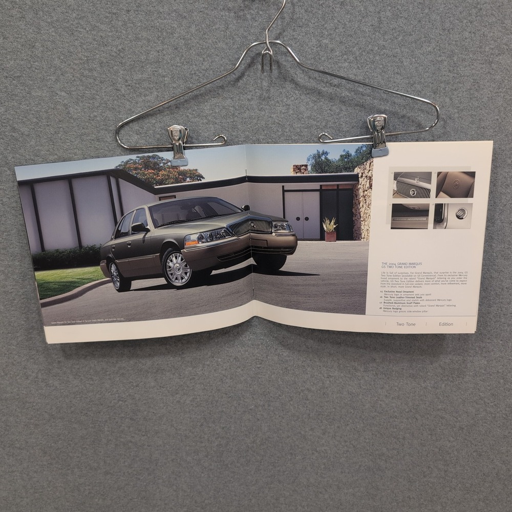 2004 Grand Marquis Mercury Car Dealer Brochure Advertising Sales Booklet Sedan - Picture 2 of 3